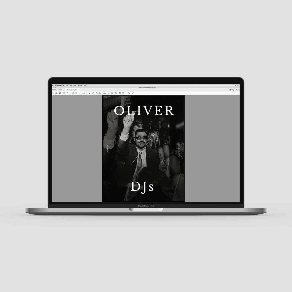 Professionally designed and customizable pricing guide template for DJ's. 